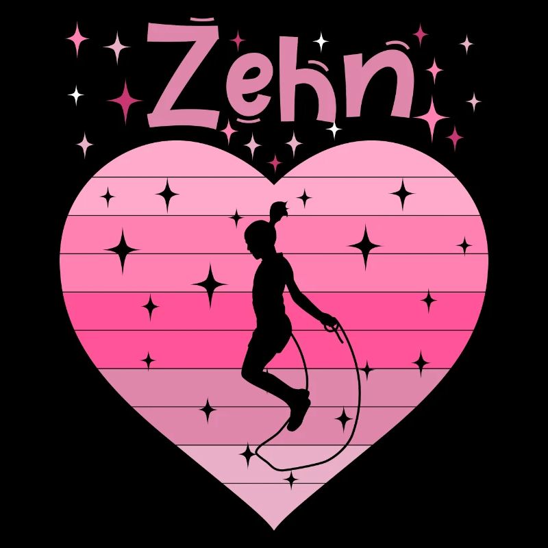 10. Geburstag Seilspringen Mädchen Tochter