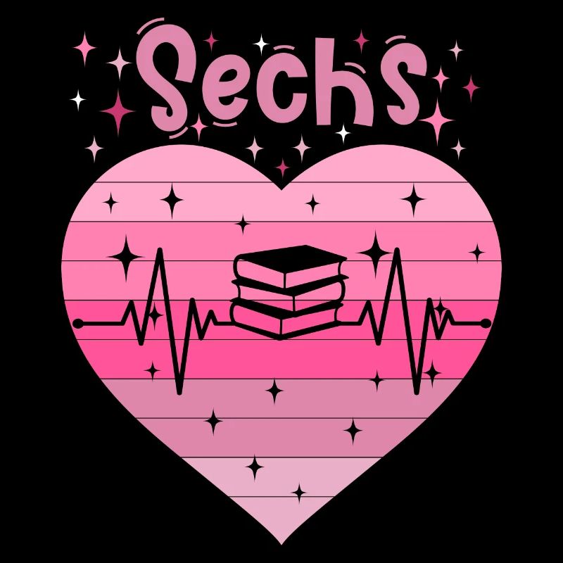 6. Geburtstag Lesen Bücher Buch Mädchen Tochter