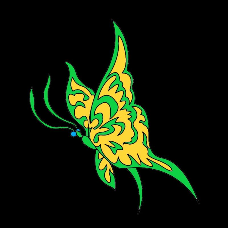 Or vert papillon de nuit