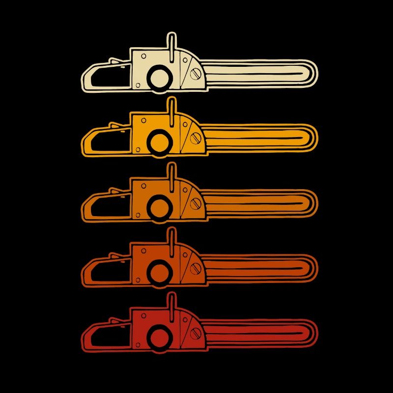 Tronçonneuse Rétro