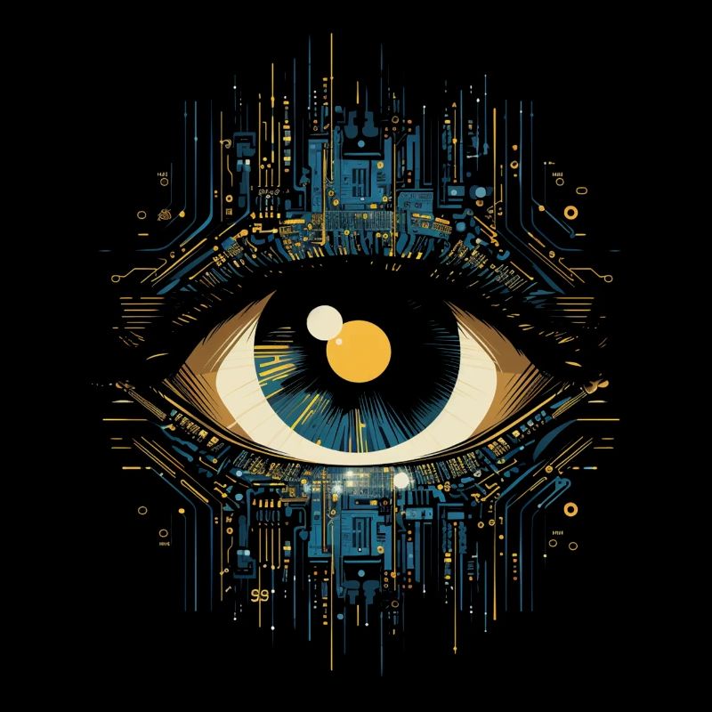 Électronique oculaire
