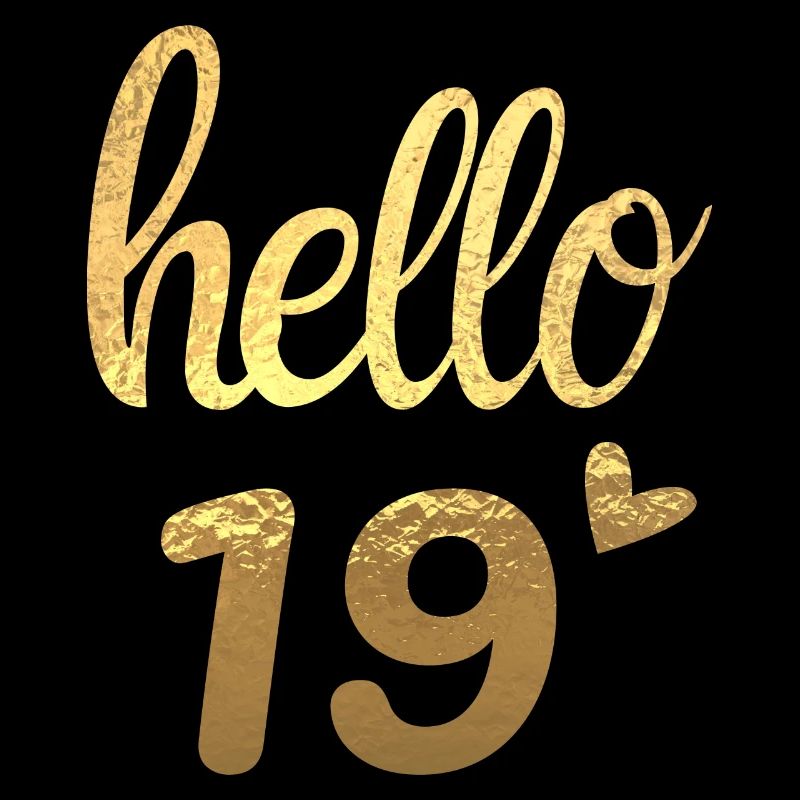 Hello 19 doré