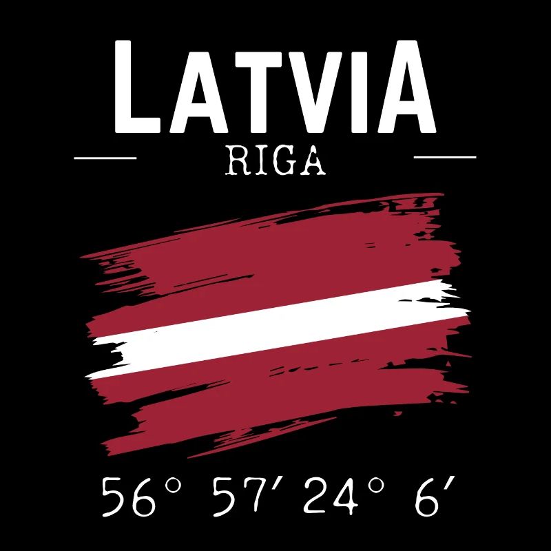Drapeau de la Lettonie Souvenir Riga Capitale Lettonie