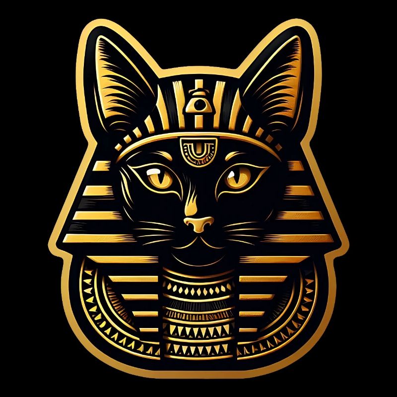 Cat in Egyptian Pharaoh Style