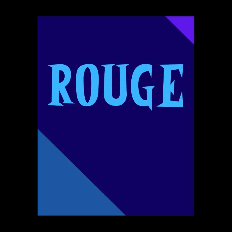 ROUGE Tableau Rectangle Triangles