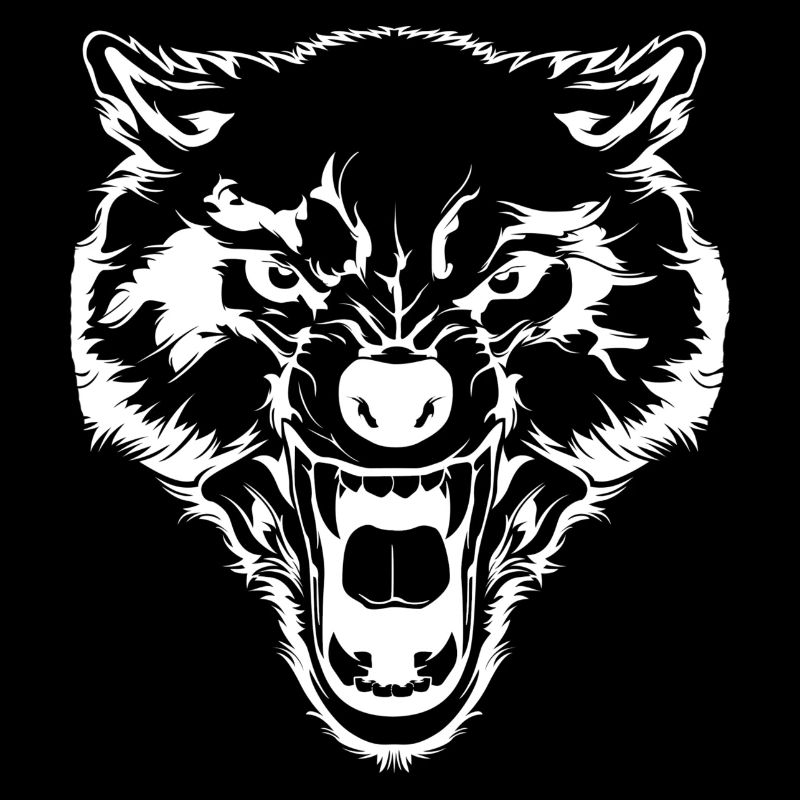 Wolf - Cooler Wolf - Drawing