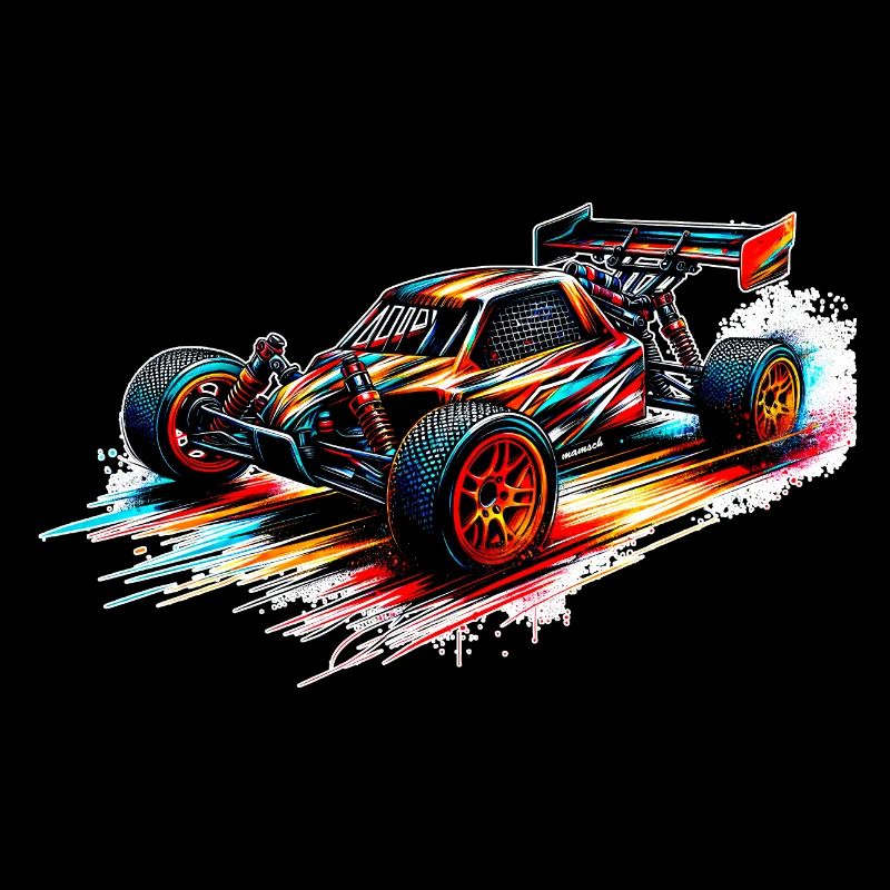 RC-Buggy - Farbsplash