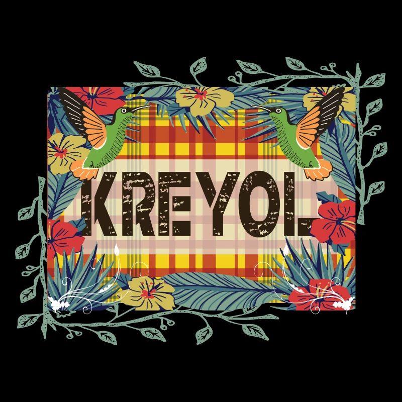 Schöne Geschenkidee KREYOL ODER KREOLISCHE Madras