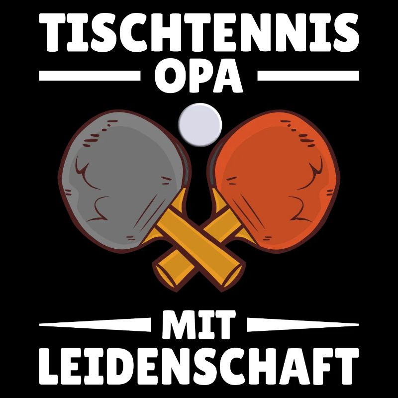 Tischtennis Opa Leidenschaft Geschenkidee alt