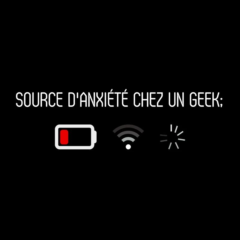 Source d anxiété chez un Geek