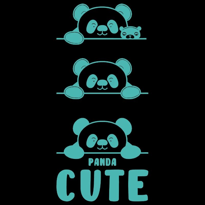 Panda Power Geschenk Bär Tier Geschenkidee