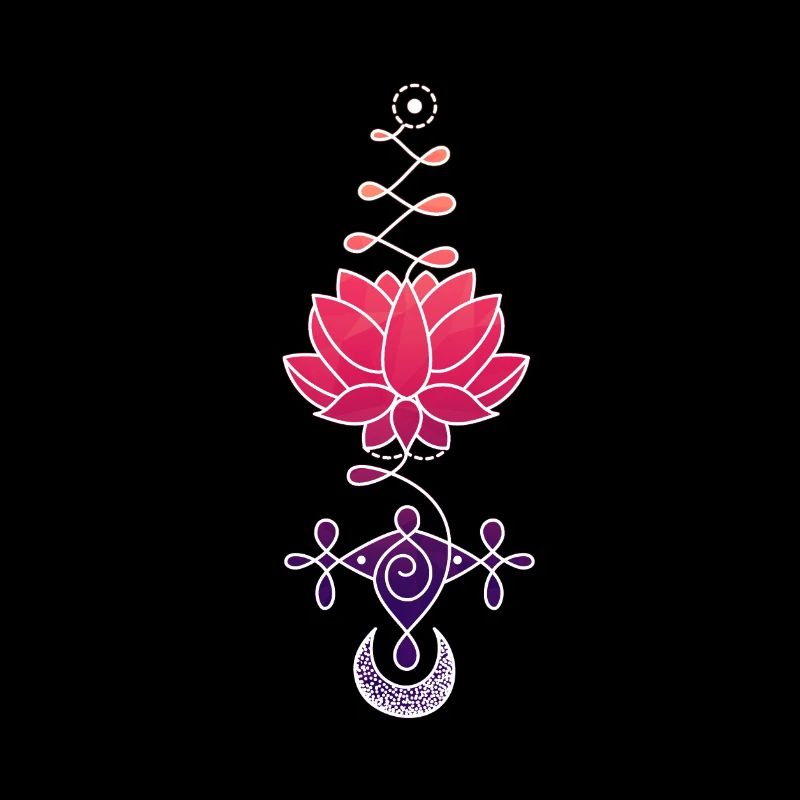 Ätherisches Lotusblütensymbol