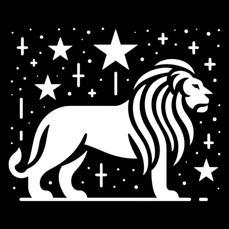 Leo Zodiac Silhouette