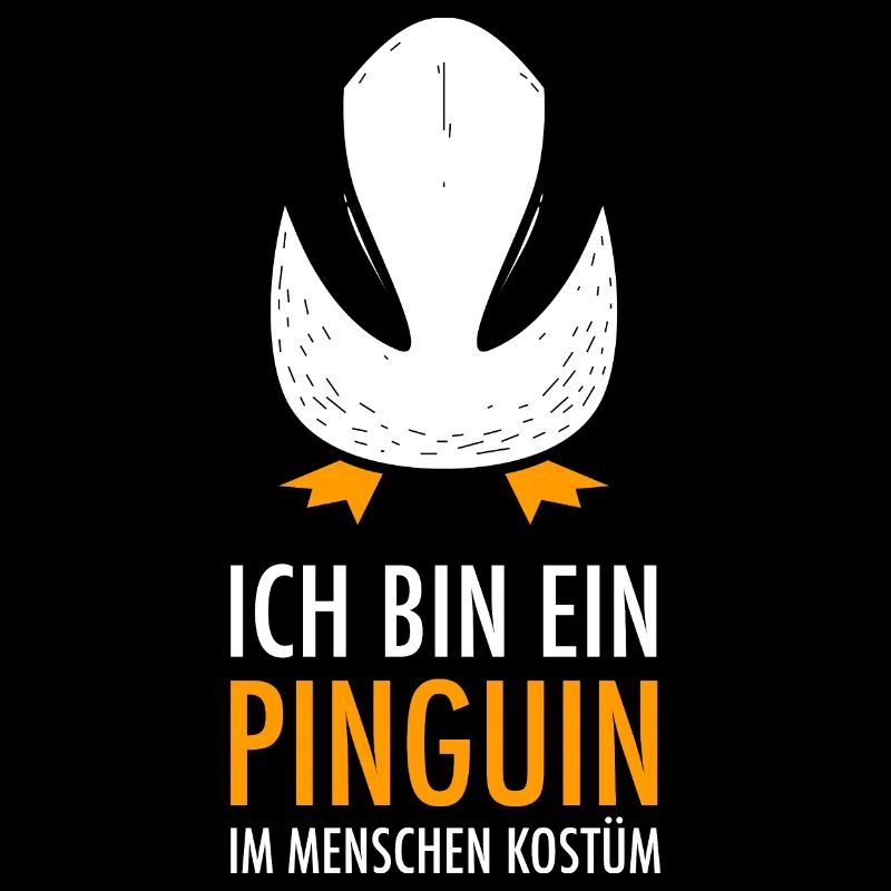 Ich Bin Ein Pinguin Im Menschen kostüm
