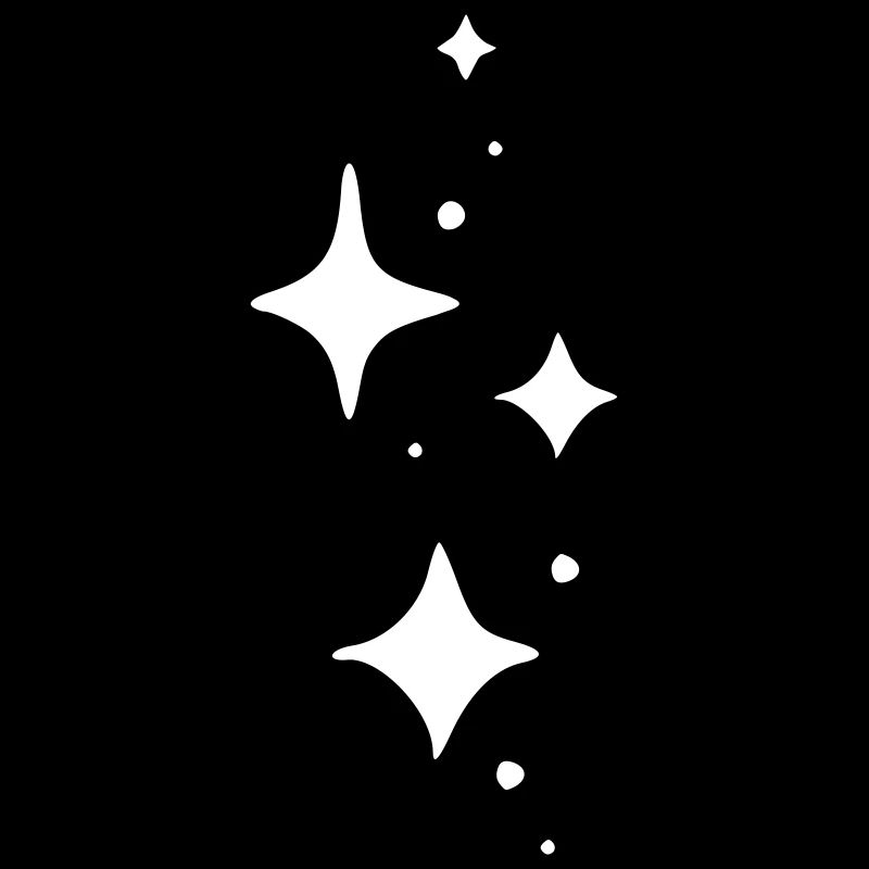 Glitzer Dekor Element