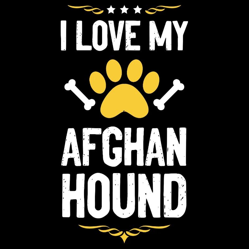 J’adore mon lévrier afghan