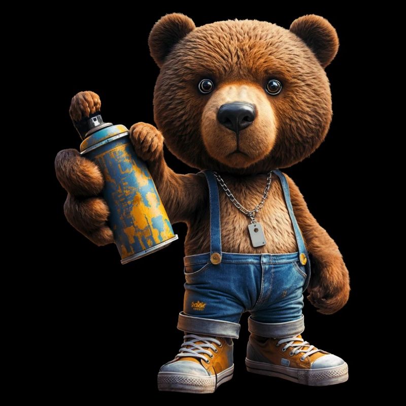 Scribble the Bear Graffiti