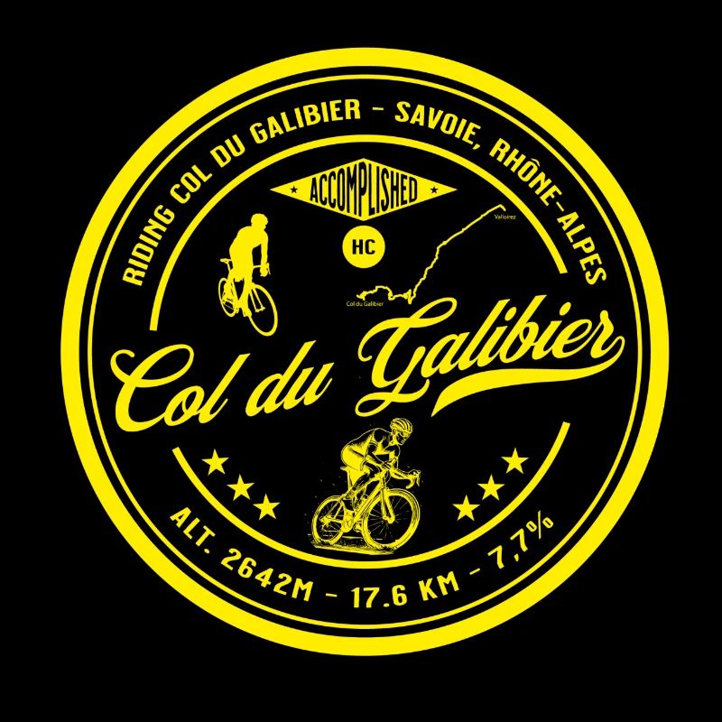 Col du Galibier, Route, Cyclisme, Vélo, Jaune