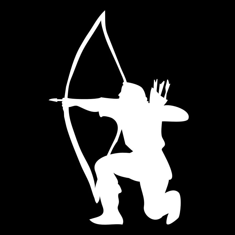Longbow Archer kneeling stance