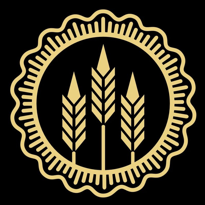 Weizen-Sigel / wheat medaillon (1c)