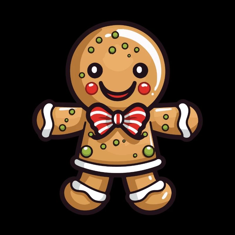 Gingerbread Man Biscuit Christmas Baking