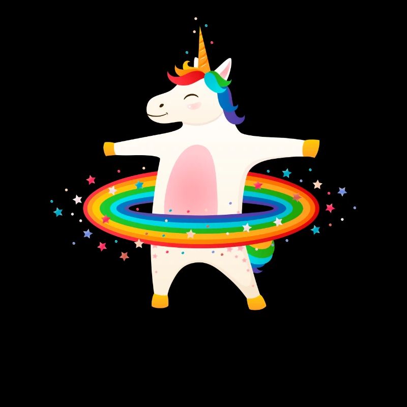 Unicorn Hooping Queen