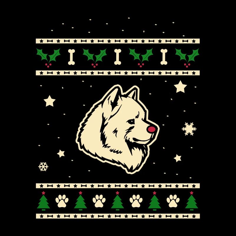 Samojeden Weihnachtsgeschenk