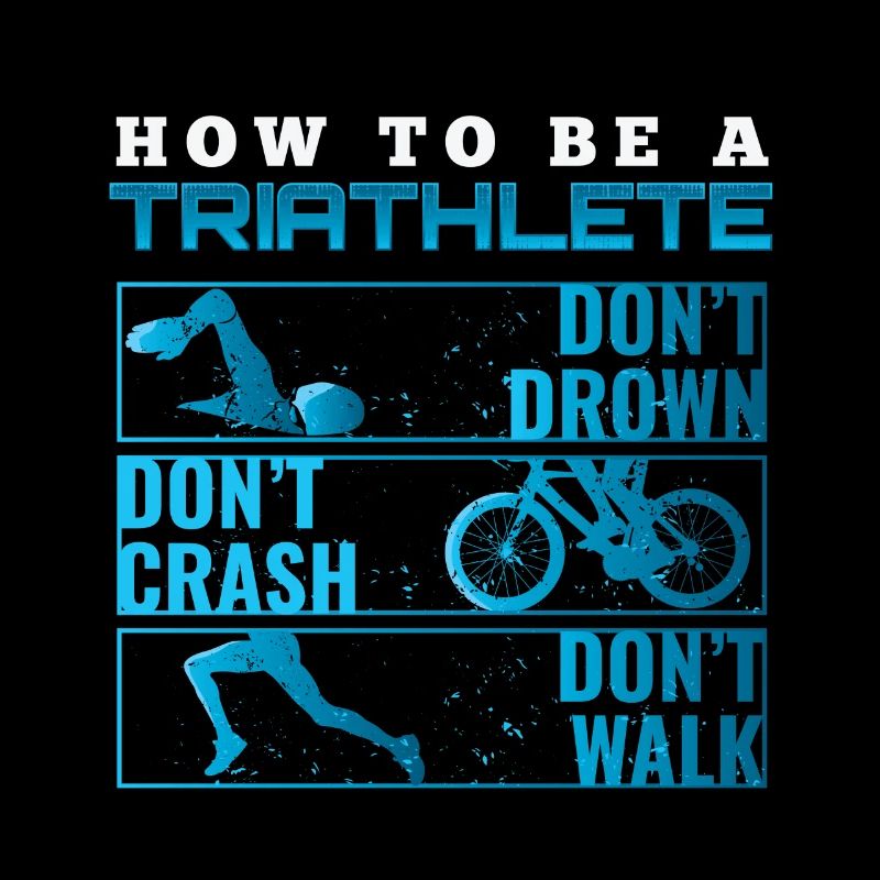 Triathlon Tshirt Geschenk Evolution Männer