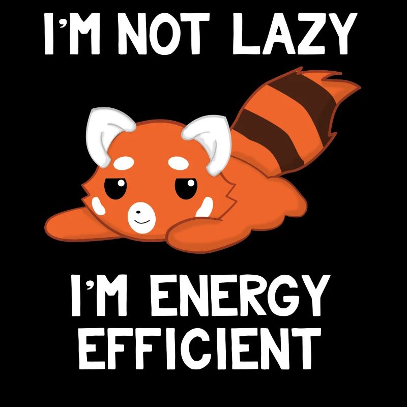 Red Panda - Energy Efficient - Environment - Lazy