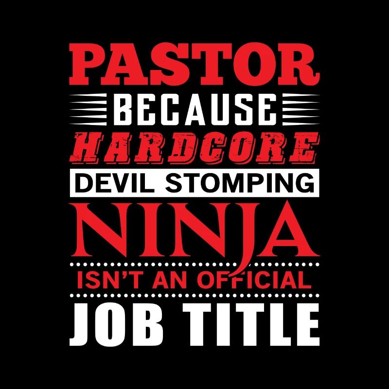 Pastor devil stomping Ninja