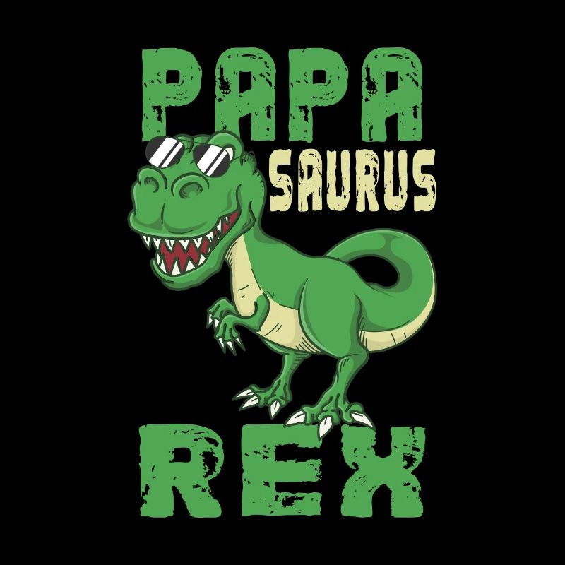 Papasaurus Rex Dinosaur T-Rex Dad Gift