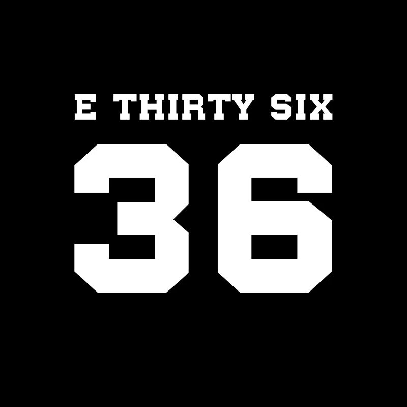 E36 E TRENTE SIX Blanc