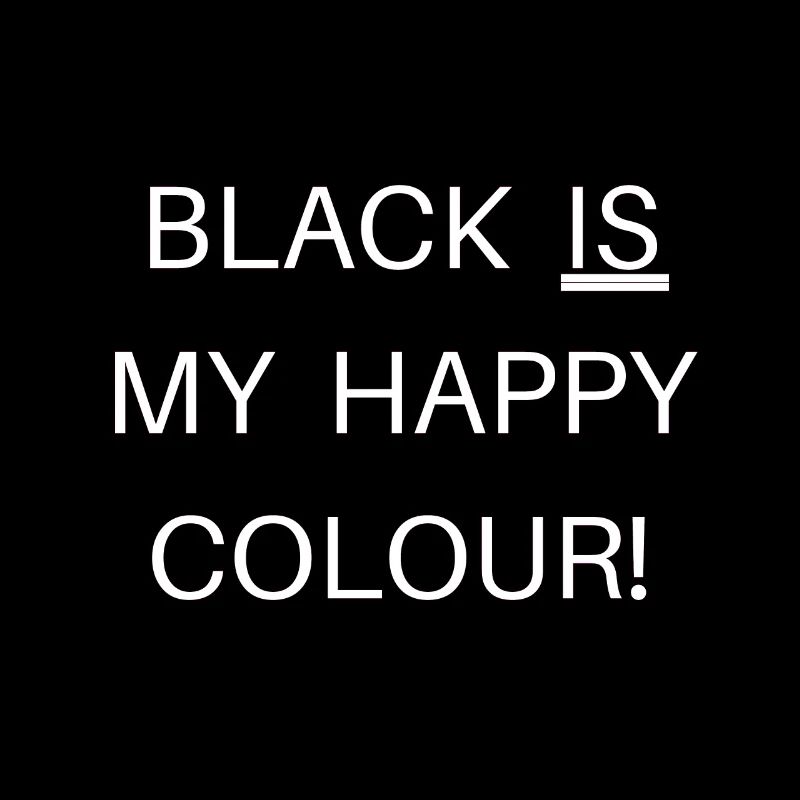 ♥ BLACK ♥ Cheerful color ALL BLACK gift idea