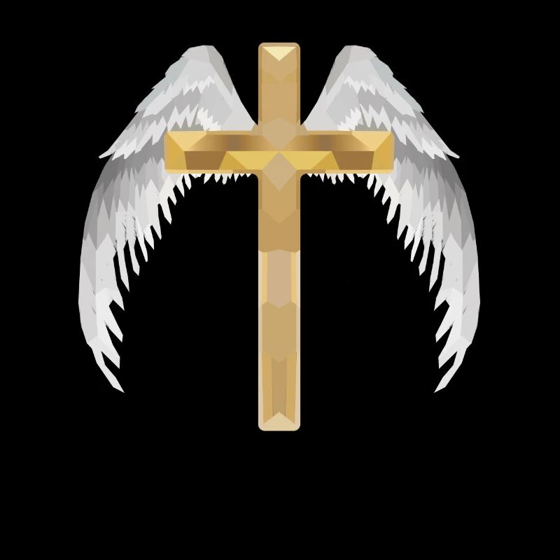 Polygon cross with wing
