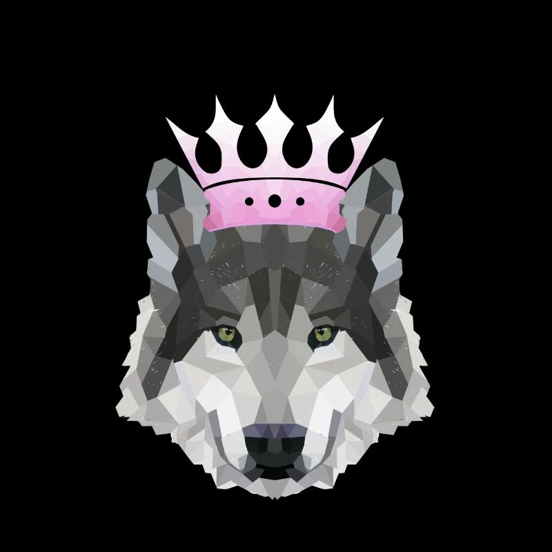 Crown POLYGON WOLF Husky Wolves Pack
