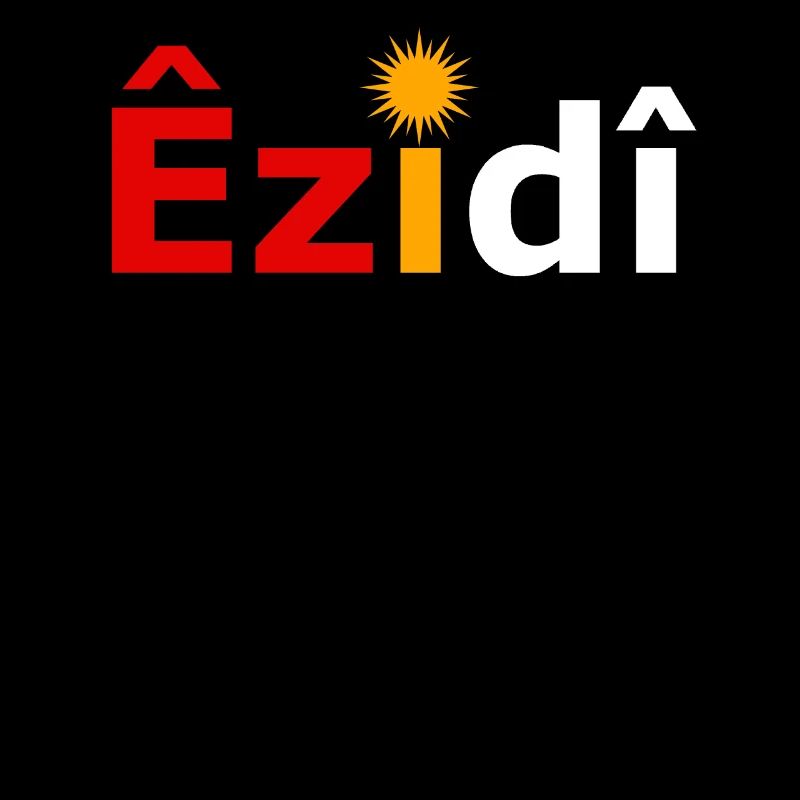Ezidi mit yezidi Flagge