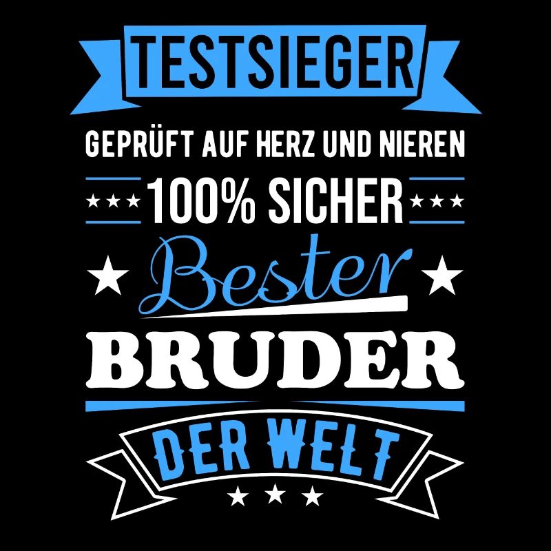 Bester Bruder der Welt Testsieger Geschenk