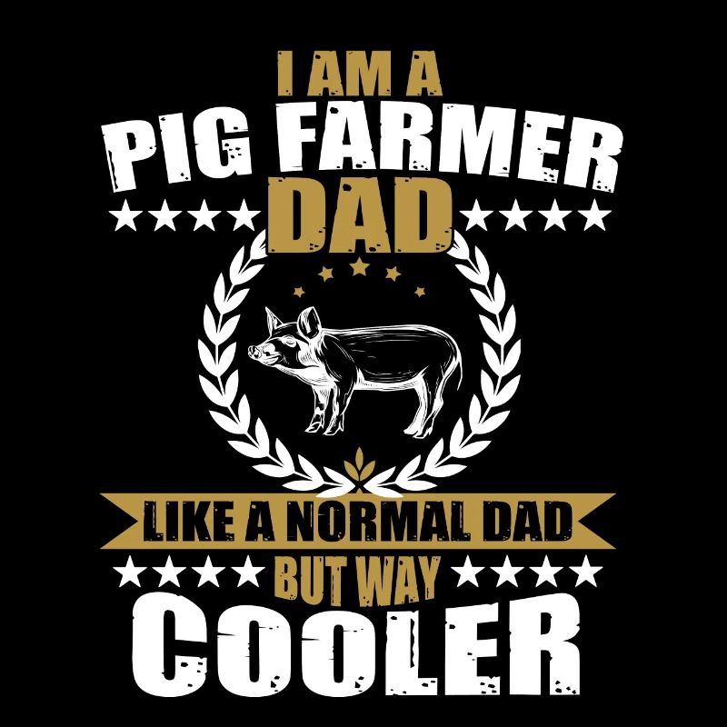 Schwein Bauer Geschenk Papa