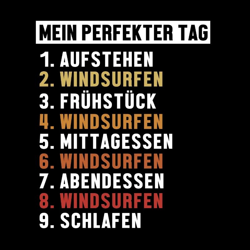 Windsurfen Perfekter Tag Sailboarding Surfer