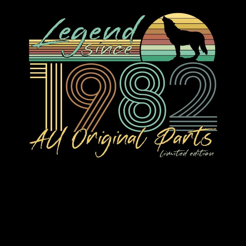 Vintage 1982 Legende Geschenkidee