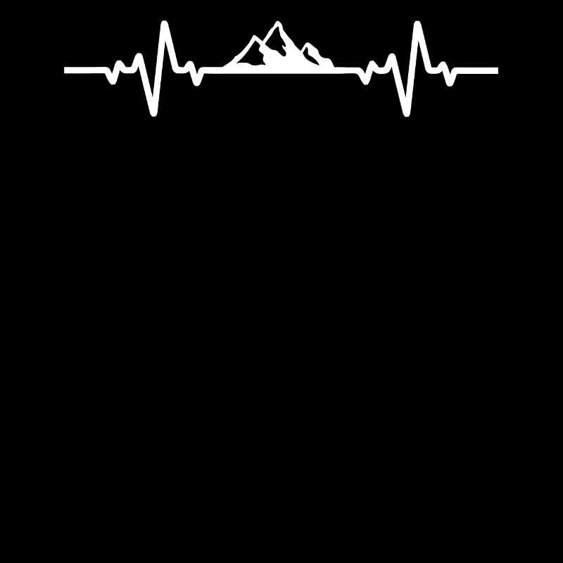 Mountain on ECG line