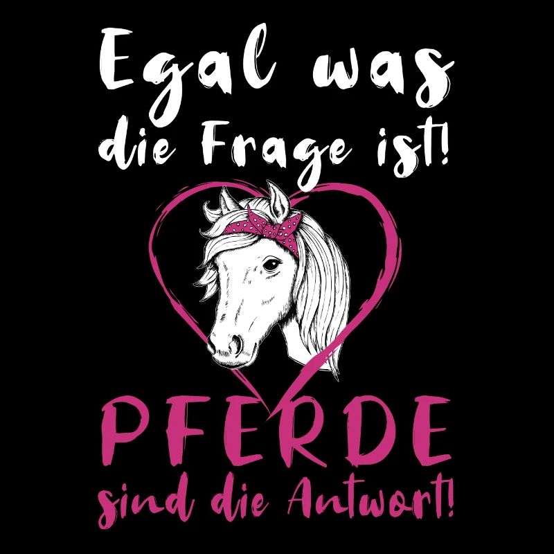 Pferde Reiterin Lustiger Spruch