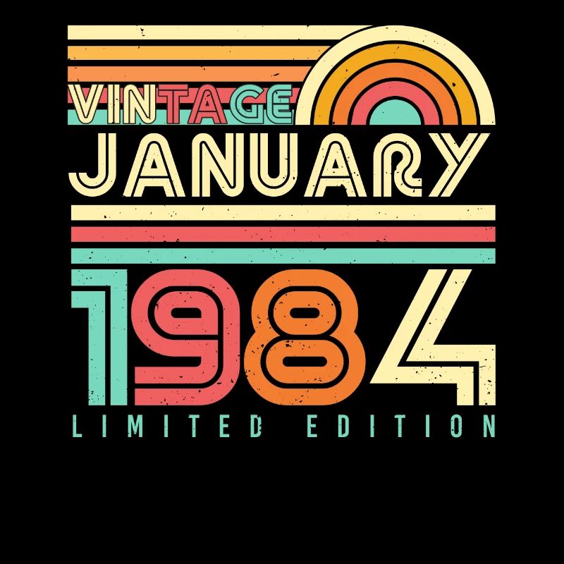 Né janvier 1984 Vintage