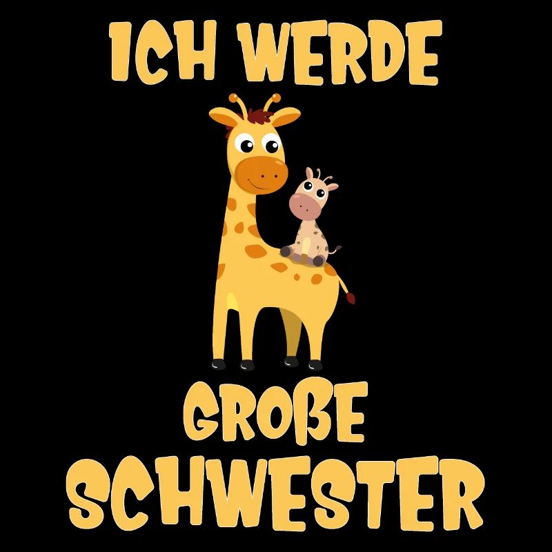 Ich werde große Schwester Giraffe