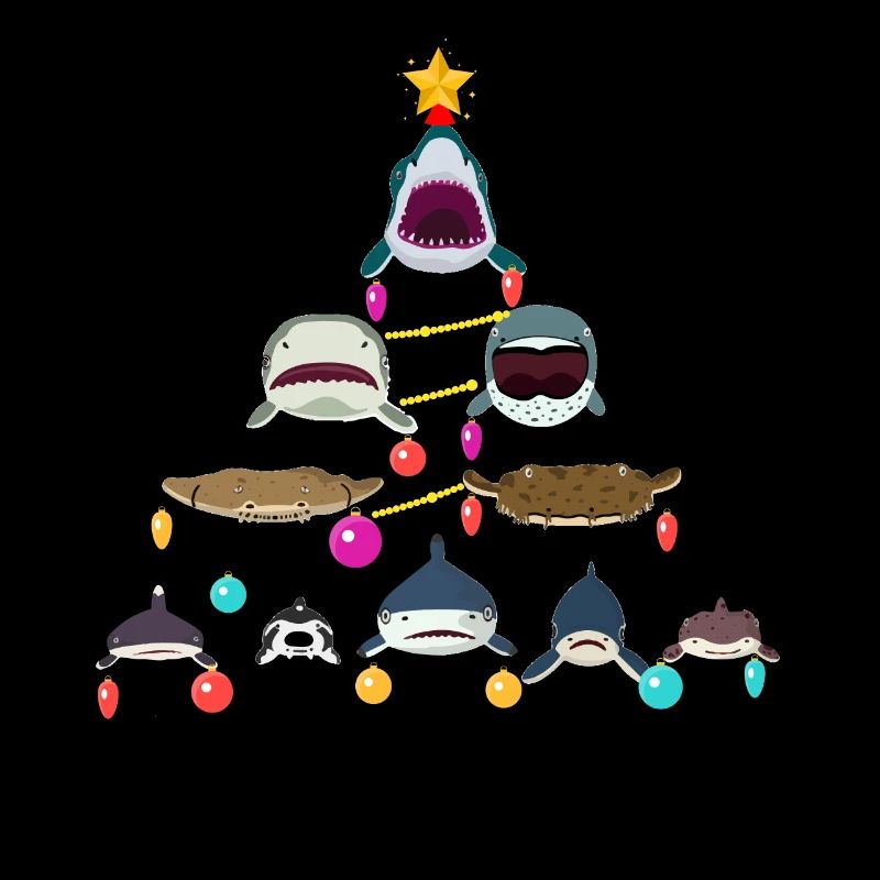 Requin, Requins, Arbre de Noël Shakr