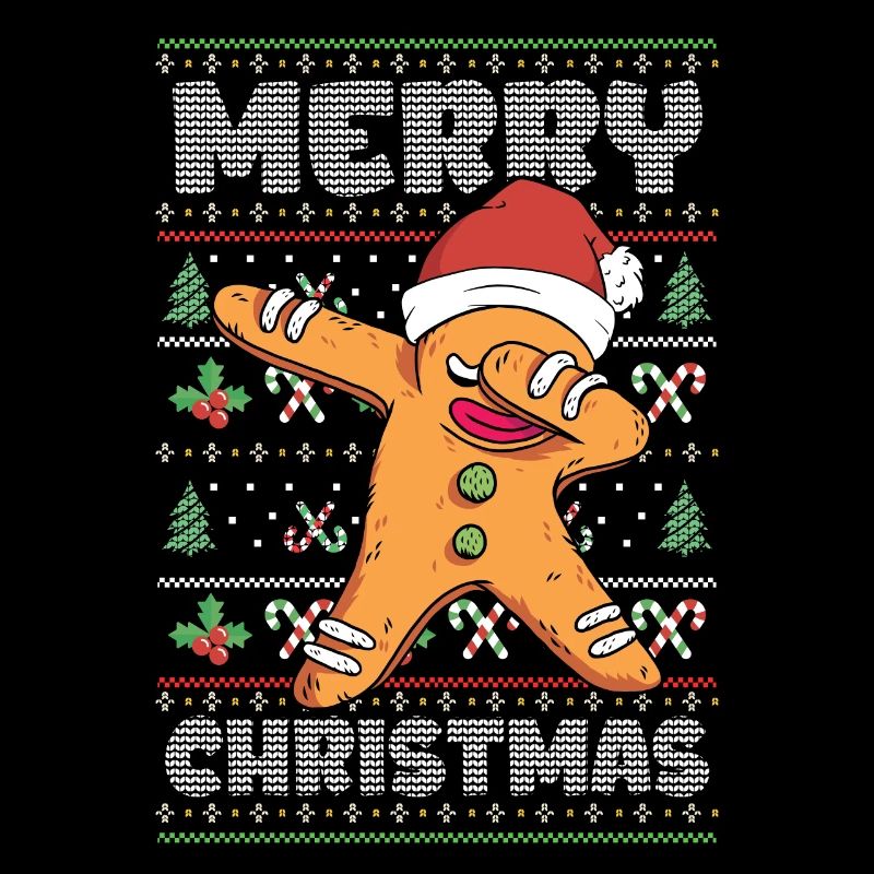 Merry Christmas Gingerbread Man Ugly Christmas