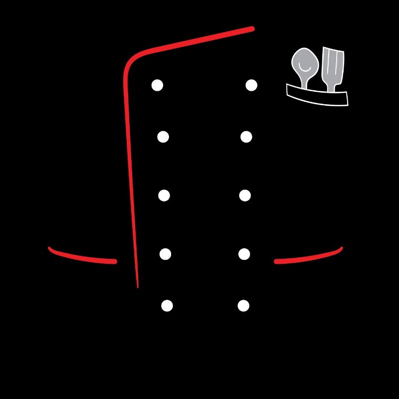 Cook - Chef jacket with spoon and cable
