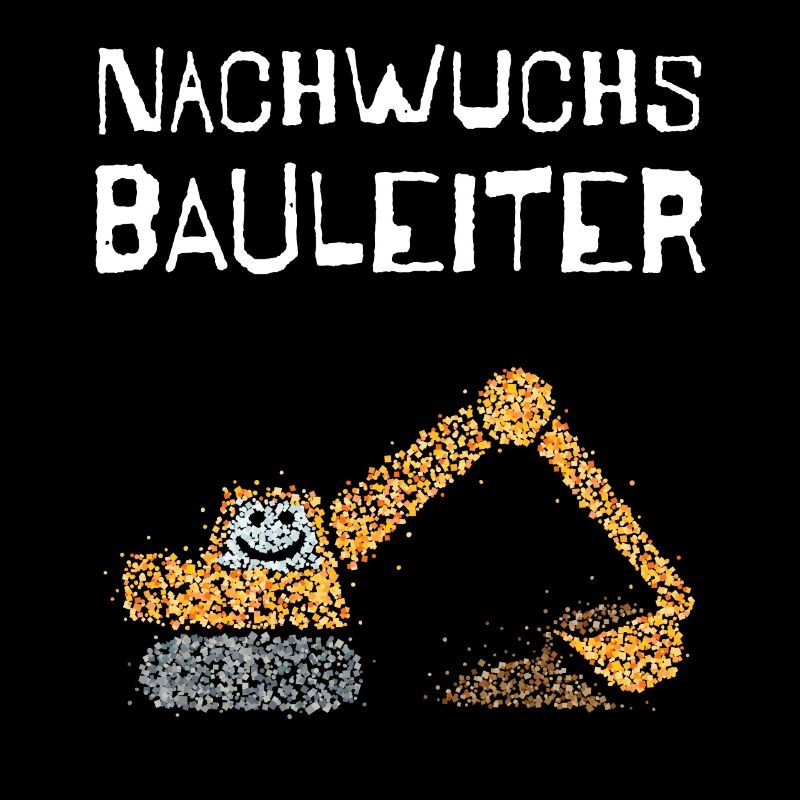 Nachwuchs Bauleiter Bagger Baggerfahrer