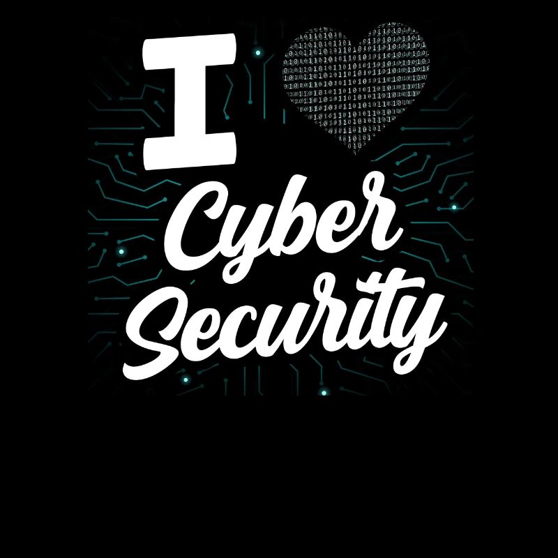 Ich Liebe Cybersecurity Hack IT Sicherheit Hacker