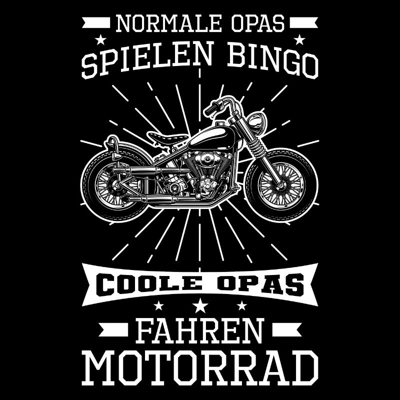 Motorradfahrer Opa